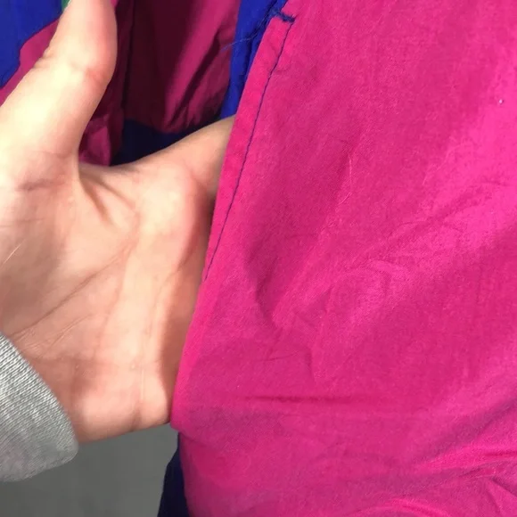 Vintage PK Elliot blue and pink jacket size small - Picture 4 of 11